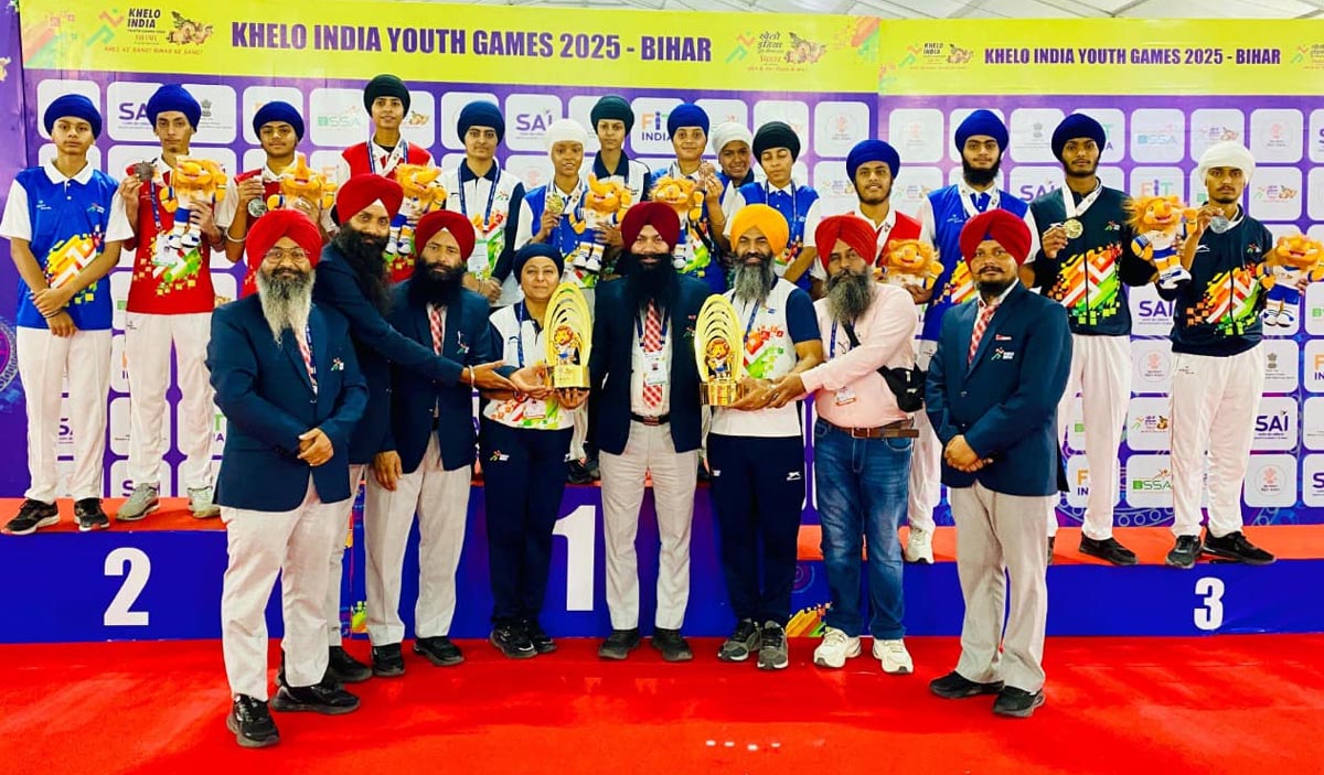 Gatka Players Win Seven Medals for Punjab in Khelo India Youth Games - Dr. Rajinder Singh Sohal